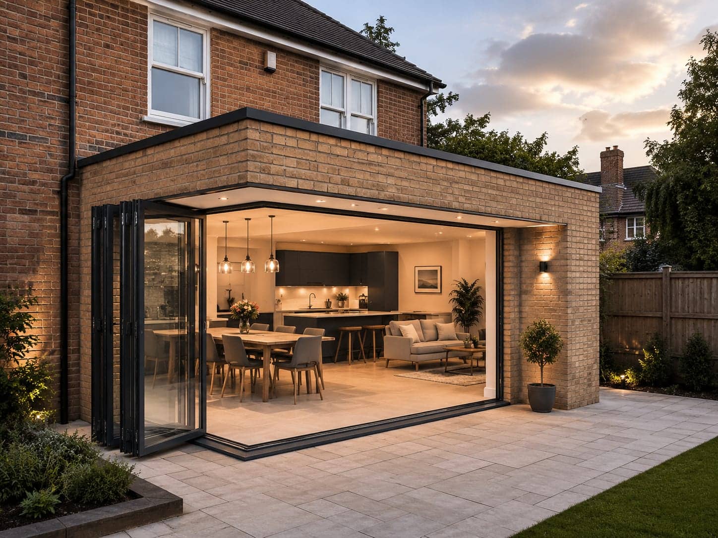 A finished home extension by a verified Compare Builders trade